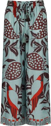Pahiesa PANTALONE AZZURRO E MARRONE PAHIESA FORMENTERA