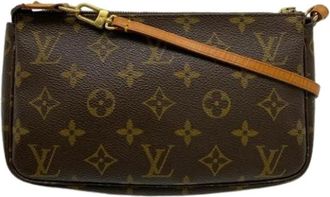 Louis Vuitton Pre-owned Mini Bags, female, Brown, Size: ONE SIZE Pre-owned Monogram Pochette