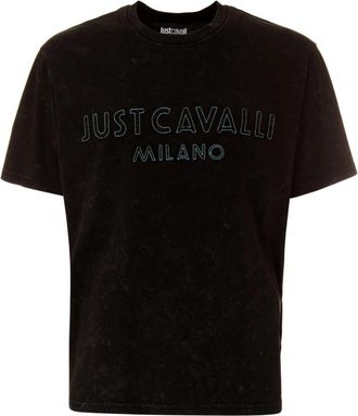 Just Cavalli T-shirts en Polos Zwart - Heren - T-shirts - Zwart - L - Tops