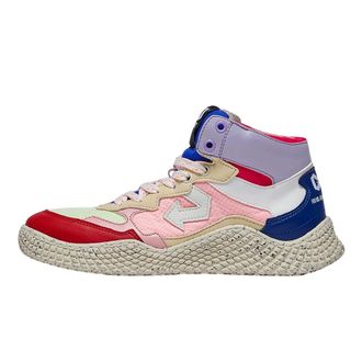 ID.EIGHT Id.eight, Schoenen, unisex, Veelkleurig, 37 EU, Polyester, Kleurrijke Basketbalsneakers