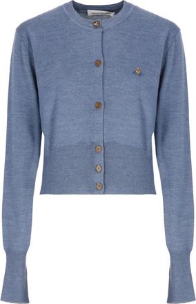 Vivienne Westwood Bea C&aacute;rdigan Corto - Knitwear - Mujer - Azul - S