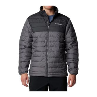 Columbia Powder Lite II Jacket - Heren - Winterjassen - Zwart - L - Leer - Jassen