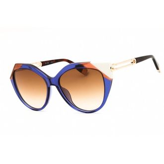 Furla Ladies Blue Cat Eye Sunglasses SFU683