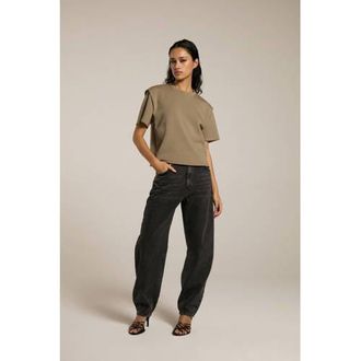 Homage to Denim barrel jeans zwart