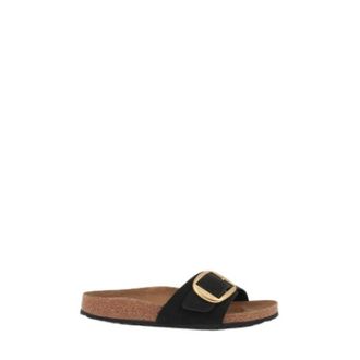 Birkenstock Sliders, female, Black, Size: 10 US Madrid Sliders with Big Buckle