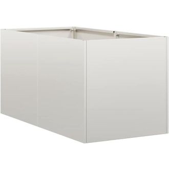 vidaXL Planter 40x80x40 cm Stainless Steel vidaXL