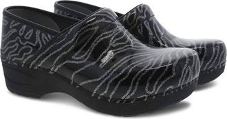 Dansko WomenS Xp 2.0 Patent Clogs In Glitter Waves