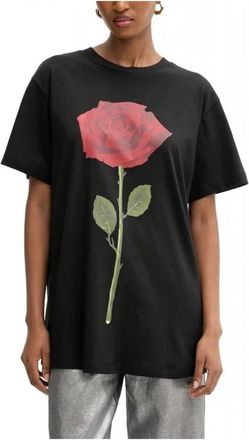 Farm Rio Mujer, Camisetas, Negro, Talla: S