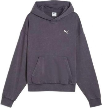 Puma Boxy Washed Graphic Hoodie - Heren - Sportshirts - Paars - M - Fitness