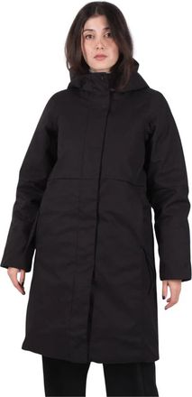 Elvine Zwarte Parka Jas - Dames - Parka Jassen - Zwart - S - Jassen