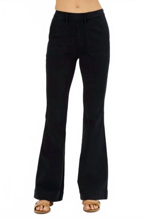 Judy Blue High Waist Pull On Trouser Jeans In Black