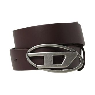Diesel Belts, unisex, Brown, ONE SIZE, Leather Belt