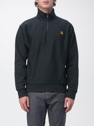 Carhartt Work in Progress Felpa in misto cotone con collo alto e mezza zip