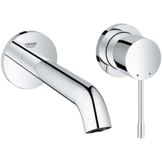 GROHE Essence, miscelatore monocomando lavabo, 2 fori, taglia m, cromato (19408001) - Grohe