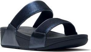 FitFlop Lulu Sequin Slide Sandal in Metallic Cosmic Blue at Nordstrom Rack, Size 11