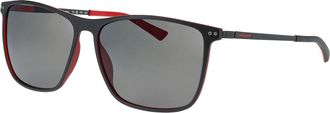 Jaguar 37628 Polarized 2100 Mens Sunglasses Black Size 59