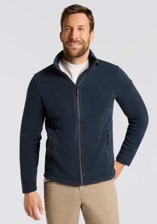 G.I.G.A. DX by killtec Strickfleecejacke GW 81 MN KNTFLC JCKT, Herren, Gr. 4XL, blau (dunkel stahlblau), Obermaterial: 100% Polyester, G.I.G.A. DX BY KILLTEC, Jacken Strickf