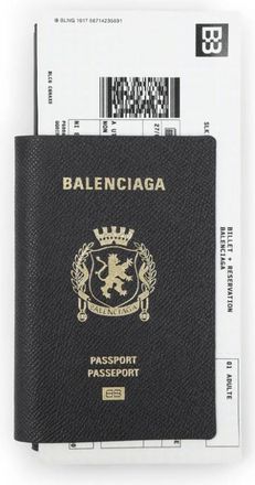 Balenciaga Wallets & Cardholders, male, Black, Size: ONE SIZE Passport Long Wallet