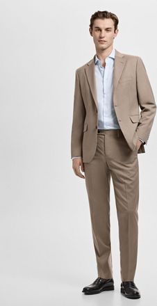 Mango Camicia completo slim fit millerighe celeste - Uomo - XXL - MANGO MAN