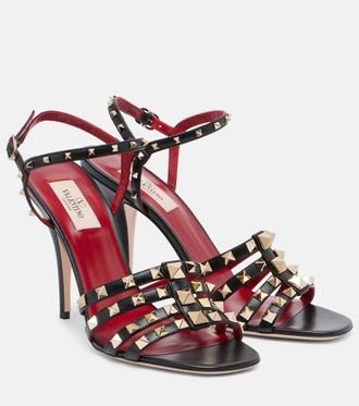Valentino Garavani Sandalias Rockstud de piel