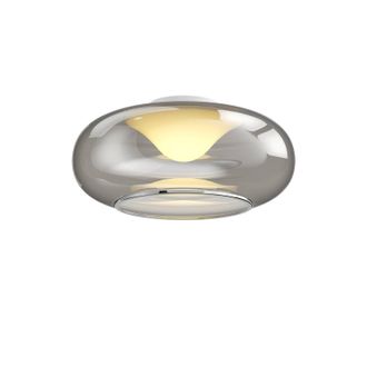 Lucande L&aacute;mpara De Techo Led mijo En Gris Vidrio - Lucande