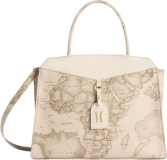 Alviero Martini 1A Classe Tassen, Dames, Beige, ONE Size, Katoen, Geo Classic Handtas