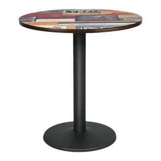 OEM Tavolo Da Bar, Design Rotondo, Robusta Struttura In Metallo, 4