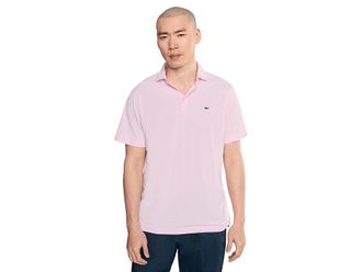 Vineyard Vines Sankaty Pique Polo Mens Clothing Pink Drink : 2XL, Polyester/Spandex