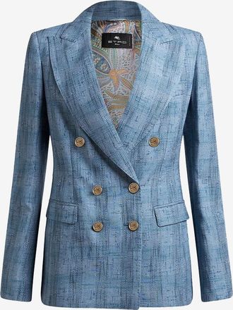 Etro Baumwollstretch-Hemd mit gekn&ouml;pftem Kragen und Paisley-Print