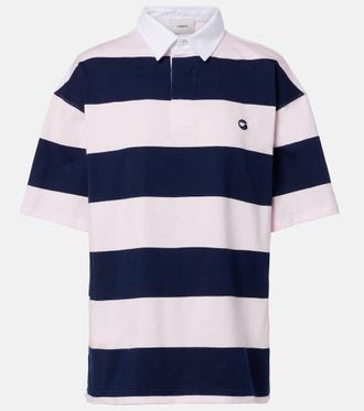 Coperni Striped cotton polo shirt