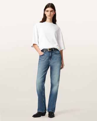 AllSaints Ida Straight Leg Denim Jeans