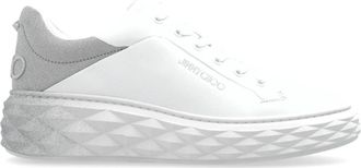 Jimmy Choo London Diamond Maxi F II Ivr-X - Dames - Sneakers - Wit - 39 EU - Leer - Schoenen