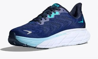 Hoka One One Mens Arahi 6 Shoes - D Width In Outer Space/bellwether Blue