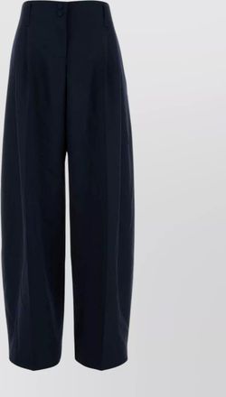 Alexander McQueen wool wide-leg trousers