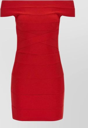 Rotate off-shoulder bodycon mini dress