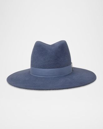 Gigi Burris Millinery Jeanne Rabbit Hair Fedora Hat