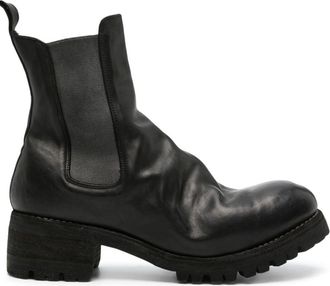 Guidi PL07V leather ankle boots - men - Leather/Horse Leather/Calf Leather - 45 - Black