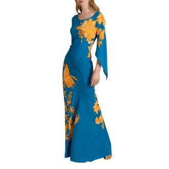 Etro Etro, Maxi Dresses, female, Blue, Size: M Dress Etro