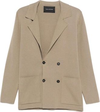 Tagliatore Double-breasted Blazer - Heren - Blazers - Bruin - M - Jassen