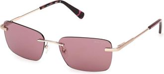 GANT GA00040 28S Mens Sunglasses Gold Size 57