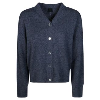 Pinko Pinko, Truien & Vesten, Dames, Grijs, XS, Wol, Vienna Cardigan