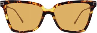 Ferragamo Brown Butterfly Ladies Sunglasses SF2036S 242 56