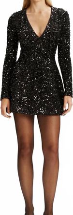 Bardot Eida Hourglass Mini Dress In Black