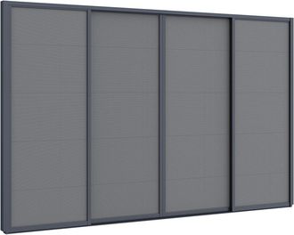 Kees Smit Zonwerende schuifdeuren 235x400cm t.b.v. Cedrino Pergola