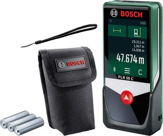 Bosch Plr 50 C Medidor L&aacute;ser Bluetooth Negro Verde
