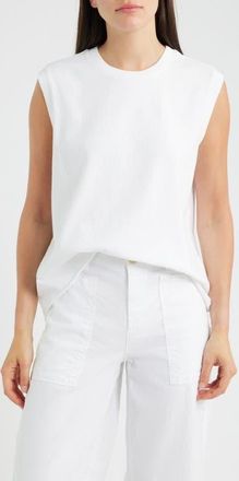Frank & Eileen Fin Cotton Tank in White at Nordstrom, Size X-Small