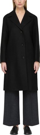 Lafayette 148 New York A-Line Wool-Blend Midi Coat