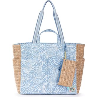 The Sak Cassia Beach Tote in Blue Aura Seashore at Nordstrom