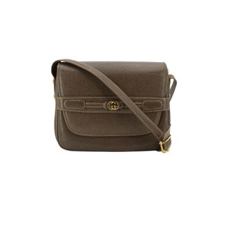 Gucci Vintage leren schoudertas van Gucci (Vintage GG)