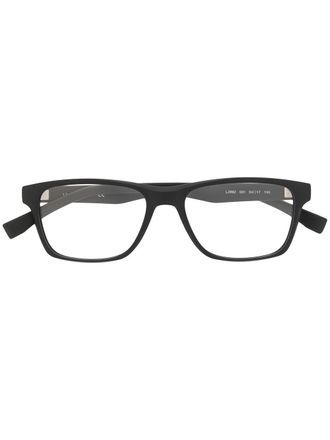 Lacoste square frame glasses - unisex - Acetate - 54 - Black